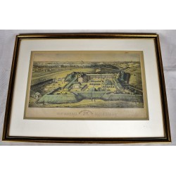 Fort Marshall, Baltimore, 1862 (Original Framed Lithograph)